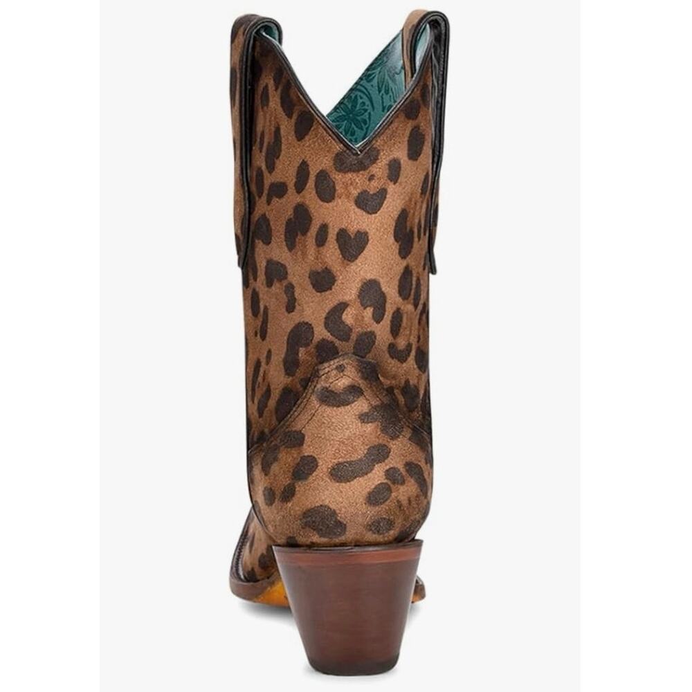 NEW Corral Leopard Western Boots Snip Toe Cowgirl Rodeo Festival Statement 8 - Picture 4 of 12